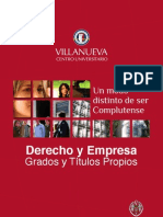 DERyEMP Folleto General Derecho y Empresa