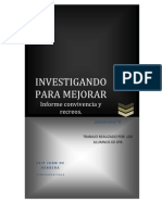 Informe Investigando para Mejorar - Convivencia