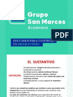 El Sustantivo y El Pronombre - Anual Egresados b1 y b2 - 2022