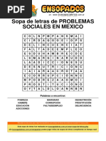 Sopa de Letras de Nueva Convivencia | PDF
