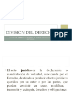 Division Del Derecho