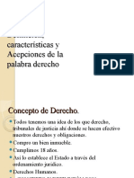 Acepciones de La Palabra Derecho Tema 4, Clase 4