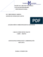 Análisis de Inteligencia Emocional