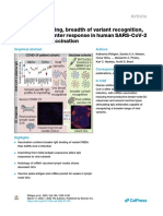 Immune Imprinting, Breadth of Variant Recognition, and Germinal Center Response in Human Sars-Cov-2 Infection and Vaccination