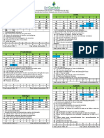 Calendario Unicerrado 2022 1