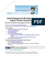 Sales Engagement (Fka High Velocity Sales) - Partner Pocket Guide