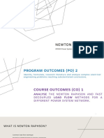 Newton Raphson: EPO522 Power System 2