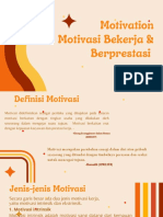 Motivation Motivasi Bekerja & Berprestasi: Ade Fitriani Dewi 1209240007