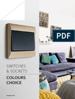 Switches & Sockets: Colours Choice