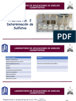 Determinación de Sulfatos