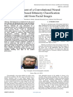 Development of A Convolutional Neural Network-Based Ethnicity Classification Model From Facial Images