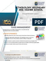Methodology Secondary and Higher School: Universidad Nacional de Cajamarca