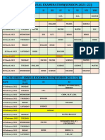 Date Sheet-Annual Examination (Session 2021-22) : Date Day/ Class I II III IV V VI VII Viii