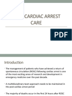 Post-Cardiac Arrest Care