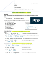 Materi 6. Present Continuous Tense + Latihan