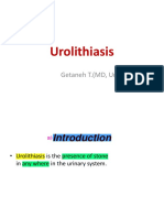 Urolithiasis: Getaneh T. (MD, Urologist)