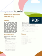 Syarat & Prosedur Pendirian PT