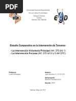 Estudio Comparativo Intervención de Terceros