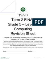 19/20 Term 2 FINAL Grade 5 - Level G Computing Revision Sheet