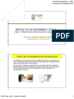 5.2 Plan de Cierre Del Proyecto