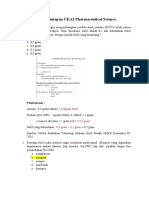 Soal Pemantapan UKAI Pharmaceutical Science