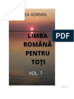Manea Adrian - Limba Română Pentru Toţi - Vol. 7