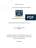 TRIGGER OF MASS WASTING IN ACCRA METROPOLIS-Thesis