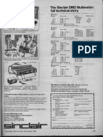 The Sinclair DM2 Multimeter: Full Technical Story: Sinclair Equipment International LTD