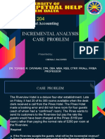 Case Problem Managerial Accounting