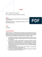 Conquista y distribución de la tierra prometida