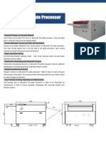 CTCP Plate Processor: ٠Exquisite Design and Durable Material