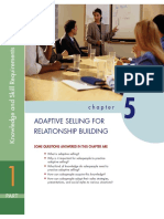 Reading Material - Selling Skills - Module 3 - Adaptive Selling for Relationship Building