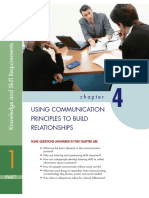 Reading Material - Selling Skills - Module 2 - Using Communication Principles To Build Relationships
