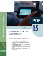 Reading Material - Selling Skills - Module 6 - Managing Your Time and Territory