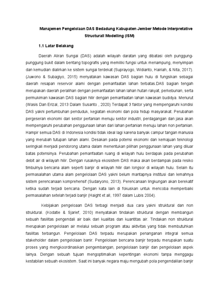 Latar Belakang Penelitian Terpadu PDF