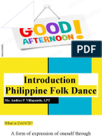Introduction To Philippine Folkdance