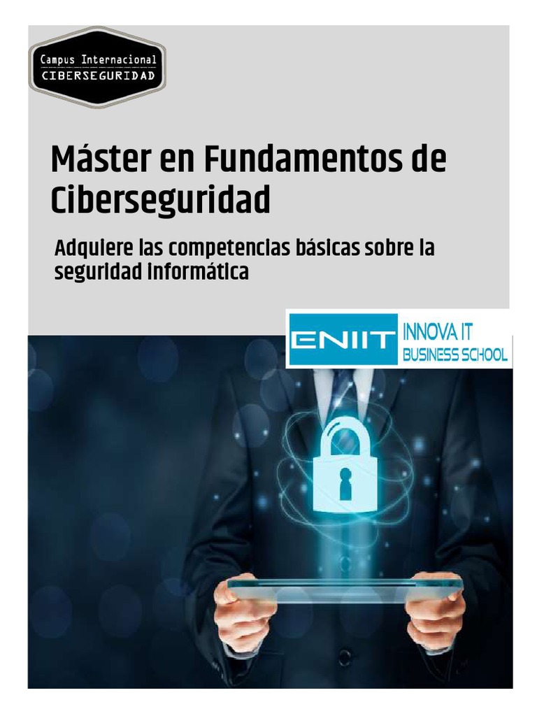 Guía Máster En Fundamentos De La Ciberseguridad Pdf Seguridad La