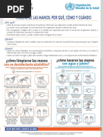 5 Momentos Clave para Higiene de Manos | PDF | Lavado de manos | Higiene