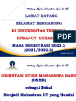 Selamat Datang Selamat Bergabung: Di Universitas Terbuka Upbjj-Ut Surabaya