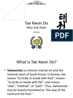 Tae Kwon Do: Moo Duk Kwan