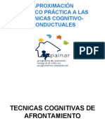 Tecnicas de Afrontamiento Cognitivo