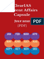 Clearias Current Affairs Capsule July 2020