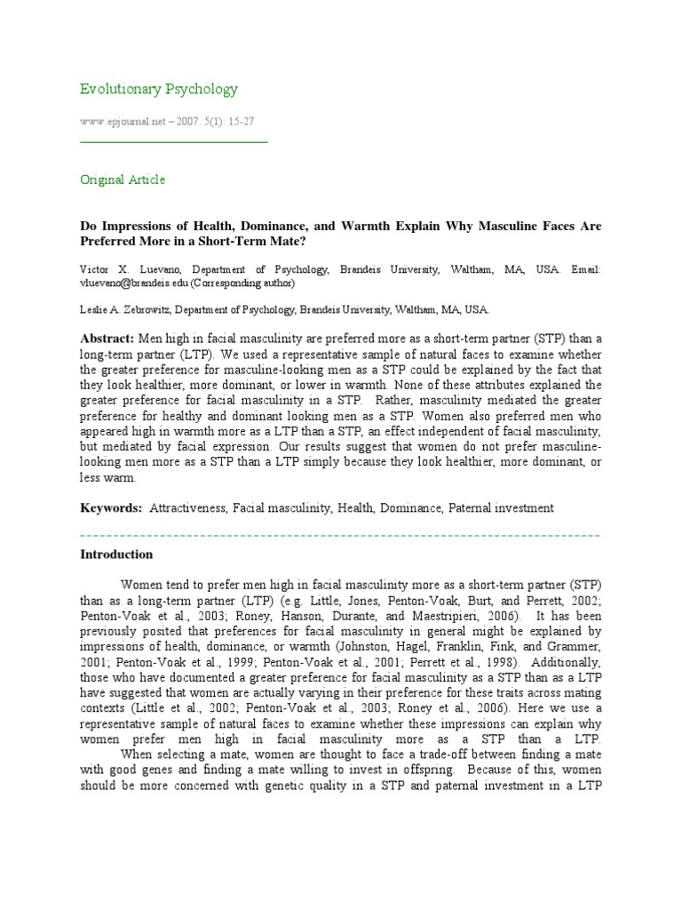 Physical attractiveness theory image