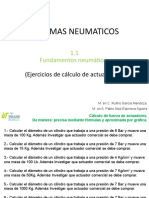 1 Ejercicios de Evaluación Cálculo de Actuadores