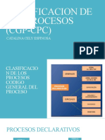 Clasificacion de Los Procesos (CGP-CPC)