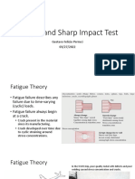 Fatigue and Sharp Impact Test - 1