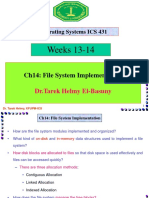 ICS 431-Ch14-File System Implementation
