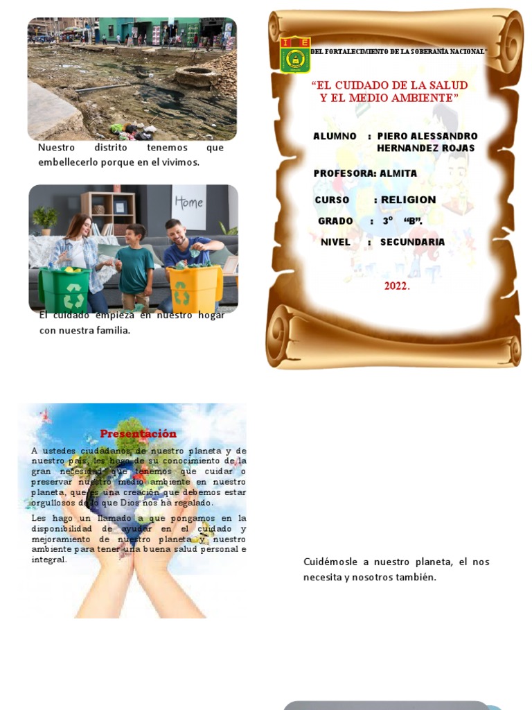 Cuidado del Medio Ambiente y Salud | PDF