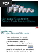 CP600 Webinar Trends, Alarms and Recipes Rev0