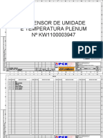 Sensor de umidade e temperatura plenum